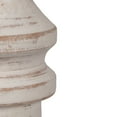 thumbnail image 4 of Vickerman 12" White Washed Turned Wood Finial Ornament, 2 per bag., 4 of 4