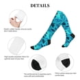 thumbnail image 5 of Lsque World Turtle Day Pattern Sport Compression Socks for Men & Women 15-20 mmHg Knee High Nurse Pregnant Running Medical and Travel Athletic, 5 of 6