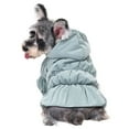 thumbnail image 2 of Baywell Dog Pet Warm Dress Hoodie Floral Bubble Skirt Girl Dog Cats Winter Down Coat Outfit for Small Medium Dog/Cat Blue 4.4-16.53lbs, 2 of 11