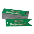 thumbnail image 1 of Inkdotpot Pack Of 100 Real Rose Gold Foil Paper Tags Happy Retirement Favor Hang Tags, 1 of 6