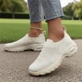 thumbnail image 4 of Women's Walking Sneakers Comfortable Thick Soled Walking Shoes Lightweight Casual Non Slip Thick Sole Sneakers 38, 4 of 4