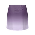 thumbnail image 5 of JBXKXYW Skirt Shorts for Women Womens Casual Solid Tennis Skirt Yoga Sport Active Skirt Shorts Skirt Women's Skirts Women's Skort Skorts for Women With Pockets (Purple3,S), 5 of 6