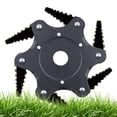 thumbnail image 3 of Trimmer Blades For Weed Eater | Five-leaf Weed Eater Head | Rotary Weed Brush, Joint Twist Knot Steel Wire Wheel Brush, Disc Trimmer Head For Garden, 3 of 9