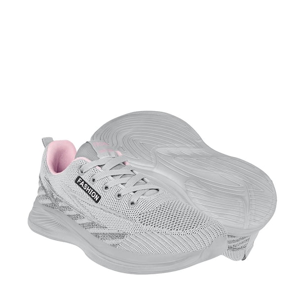 TENIS CASUALES TORRENTE MUJER YJ018 TEXTIL GRIS