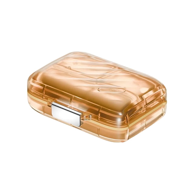 Ohufall Large Capacity Pill Organizer Portable Medication Storage Box Sealed Pill Container For Home