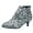 Grey, variant on Ankle Boots for Women Comfy Womens Ankle Boots Low Kitten Heel Pointed Toe Slip On Elastic Dressy Fall Winter Booties Shoes (Black,9)