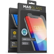 Magglass iPhone 12 Tempered Glass Screen Protector - Anti Bubble UHD Clear Full Coverage Anti-Microbial Display Guard