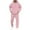 Pink, variant on GrmtClth Sweatsuits for Men 2 Piece Jogging Sports Tracksuit Set Workout Elastic Waist Sweatpants Outfits for Men Light Gray M