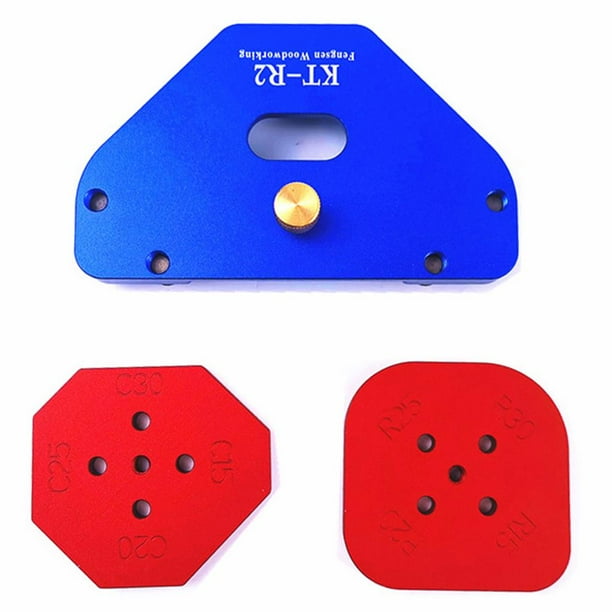Radio De Panel De Madera Plantilla De Posicionamiento De Arco Redondo Rápido Herramienta De Carpintería De Aleación De Aluminio,Kt-R2 sonducket TO005079-00