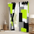 thumbnail image 3 of Castle Fairy Square Black Out Curtains,Black Grey Green Curtains Pack of 2 (42x63 Each), 3 of 6