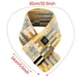 thumbnail image 3 of Womens' Hearting Warming Scarf FashionableSmart Mobile Power USB Charging Neck And Shoulder Winter Cold Protection And Warm Heating Men And Women Scarf, 3 of 4