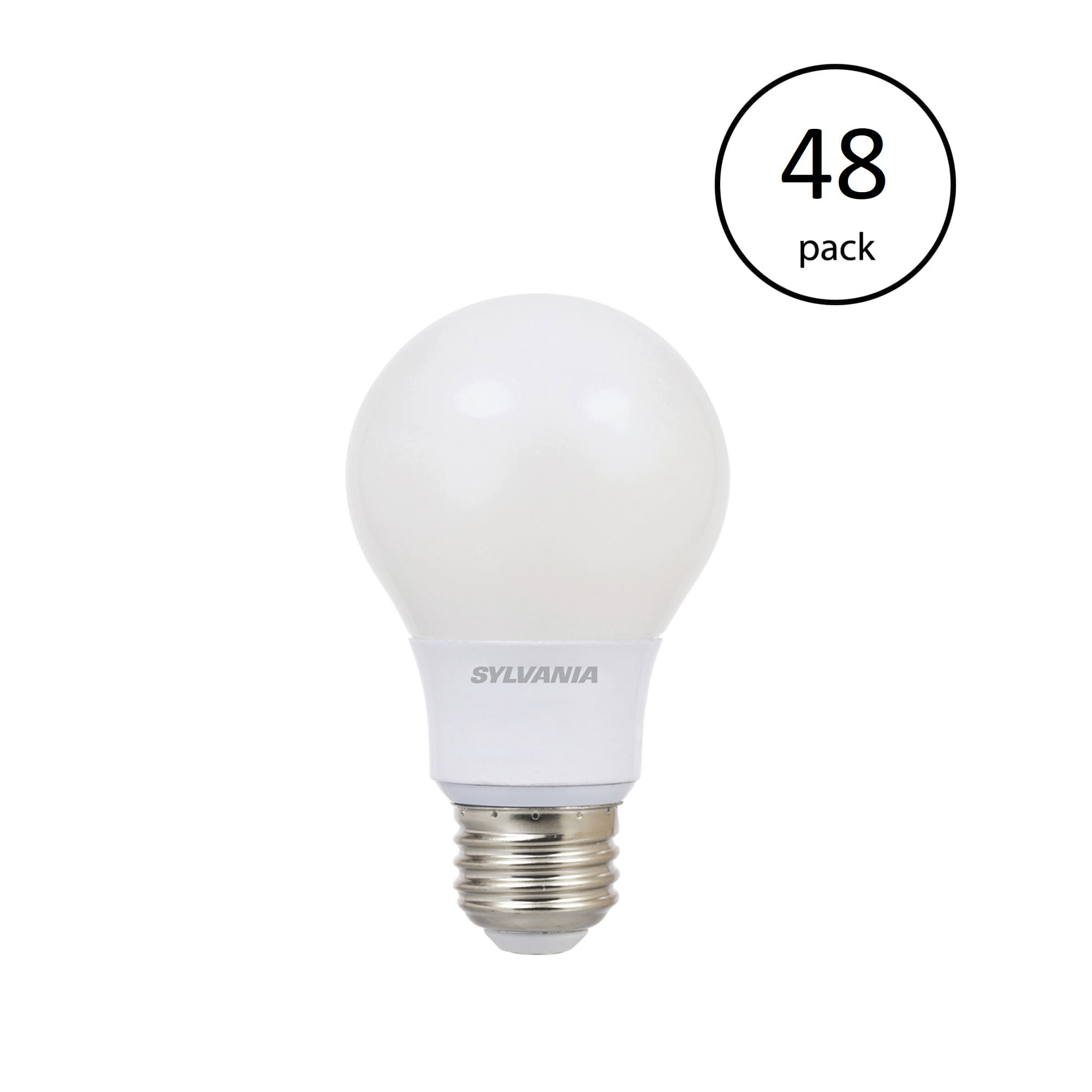 Dimmable SYLVANIA 40 Watt Equivalent Daylight 4 Pack Ledvance 74965 Daylight Color 5000K A19 LED Light Bulbs Made in the USA with US and Global Parts 