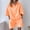 Orange women two piece shorts set a1, variant on Women's 2 Piece Shorts Set Casual Summer Cruise Outfits Loose Collared Short Sleeve Shirt Comfy Pants Matching Lounge Sets Tracksuits Travel Airport Clothes, Black XL