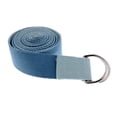 thumbnail image 2 of Yoga estiramiento correa D- cinturón estiramiento banda cintura pierna Fitness ejercicio gimnasio Azul kusrkot Cinturón elástico de yoga, 2 of 6