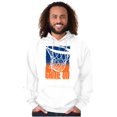 thumbnail image 3 of Basketball Hoop Athlete Game On Men's Big & Tall Graphic Hoodie Brisco Brands 2X, 3 of 5