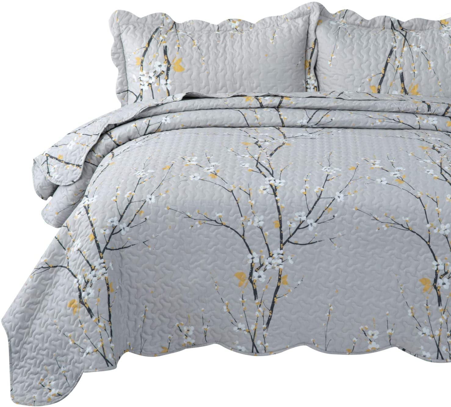 Details about  / Floral Black Comforter Rug Blanket Quilt King Size Bedding Set Pillowshams US