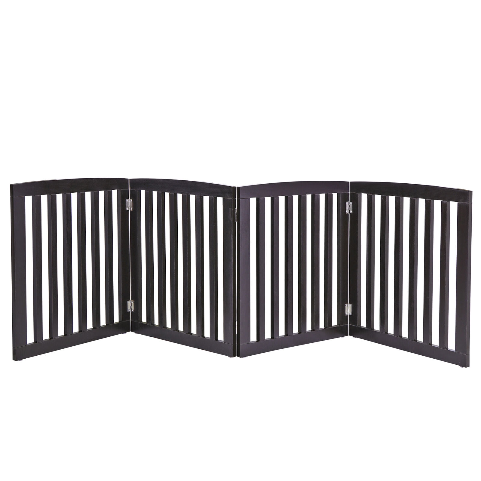Baby Gate Pet Trex 24 Foldable Free-Standing Wooden Pet Gate