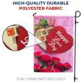 thumbnail image 3 of America Forever Flags Double Sided Garden Flag - Eat Your Heart Out, Happy Valentine's Day Love Hearts Red Roses Chocolates Garden Flag, Seasonal Yard Outdoor Holiday 12.5 x 18 Inches Flag, 3 of 3