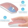 thumbnail image 4 of Wireless Mouse,Slim Wireless Portable Mobile Mouse,2.4G Noiseless Mouse with USB Receiver,Rechargeable Wireless Mouse for MacBook,Laptop,PC,Computer,Notebook (Silver), 4 of 7