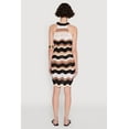 thumbnail image 4 of Womens Wavy Stripe Crochet Halter Dress, 4 of 4