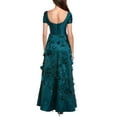 thumbnail image 2 of Theia womens  Selma 3D Flower Gown, 10, Green, 2 of 4