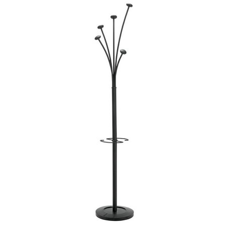 - ALBA - Festy coat rack - 5 hooks - Black