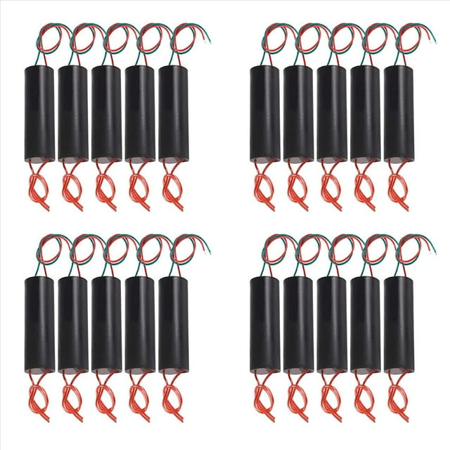 20Pcs High Voltage Generator DC 6-12V to 1000KV Boost Step-Up Inverter Generator Power Module,20x High Voltage Transformer 1000KV,Black