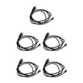 thumbnail image 2 of Sidaley Cable de carga negro de 1,5 metros reemplazo de cable de puerto Micro USB para controlador de juego 4 Type2 NO2, 2 of 6