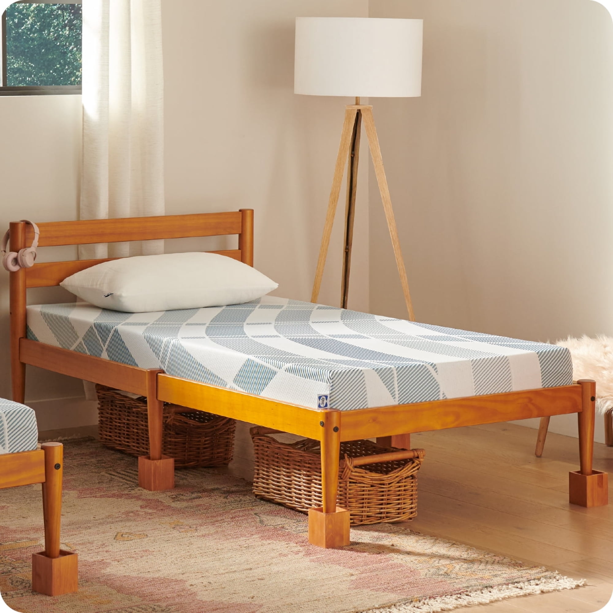 Sealy Dreamlife 6” Twin Gel Memory Foam Mattress-in-a-Box, Adult