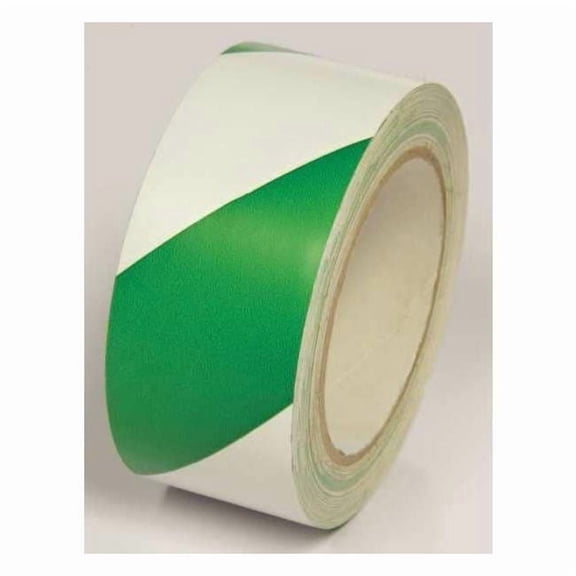 Incom Floor Tape,Green/White,2 inx54 ft,Roll VHT213