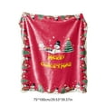 thumbnail image 3 of Bpyeka BlanketChristmas Flannel Christmas Tree Blanket forest Snow Scene Thickened Printed Blanket Double Sided Plushs Nap Blanket Shawl Holiday Gift BlanketChristmas GiftsChristmas Decor, 3 of 6