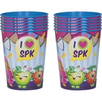 Package of 12 Shopkins Plastic Cups by Unique Industries