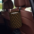 thumbnail image 5 of Naloa Halloween Pumpkins1 Car Trash Can Garbage Car Accessories Trash Can Car Waste Bin for for Driver and Passenger Any Vehicle, 5 of 7