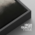 thumbnail image 5 of IDEA4WALL Framed Canvas Print Wall Art Set of 3 Minimalist Black & Gray Abstract Illustration Pastel Hazy Landscape Modern Graffiti Digital Art Zen Cool Relax for Home Decor - Black 16"x24"x3, 5 of 5