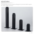 thumbnail image 3 of WRISTBIQUE 4pcs Metal Legs For Coffee Table Durable Support With Black Steel Design, 3 of 8