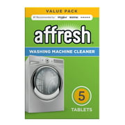 Affresh Washing Machine Cleaner, 5 Count Dissolving Tablets