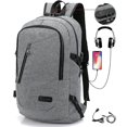 thumbnail image 1 of Mochila para estudiantes Mochila escolar con carga USB Bolsa para computadora juvenil, 1 of 4