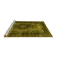 thumbnail image 2 of Ahgly Company Machine Washable Indoor Square Persian Yellow Traditional Area Rugs, 7' Square, 2 of 4