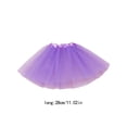 thumbnail image 4 of tutú Traje de baile Vestidos de niña Ropa para ocasiones especiales con buen rendimiento Decoración de fiesta para niños Lago azul Prendas para la parte inferior del cuerpo Púrpura claro, 4 of 6