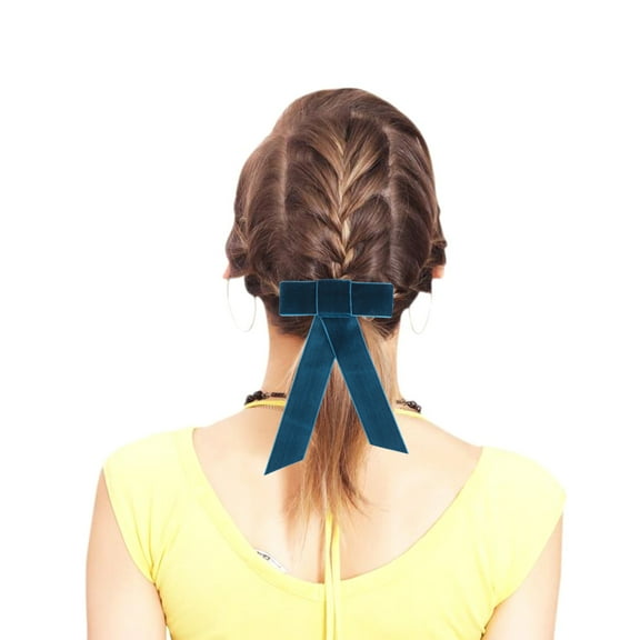 BESTYASH Large Dark Bowknot Hair Pin Stylish and Easy to Use Hair Accessory for Women and Girls