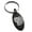Black, variant on Stainless Steel Aztec Chief Tribe Rune Engraved Small Oval Charm Keychain Keyring