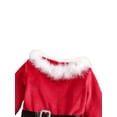 thumbnail image 4 of goowrom Robe de Noël en Velours et Maille pour Fille avec Bandeau, 4 of 9