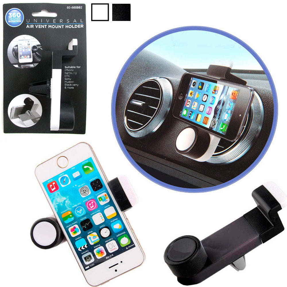 360 Rotate Magnetic Car Mount Holder Air Vent Stand For Universal Cell Phone GPS