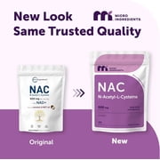 Micro Ingredients NAC Supplement 600mg with NAD& Coconut Oil, 300 Softgels | 2-in-1 N Acetyl L Cysteine Plus Nicotinamide Forms