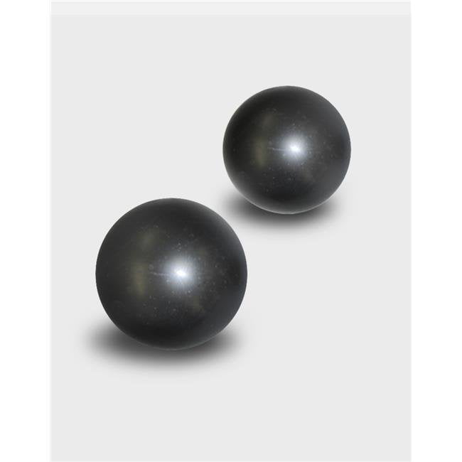 black plastic balls