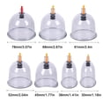 thumbnail image 3 of Traditional Cupping Therapy Set - Bo Massager Vacuum Suction Cups for Muscle Relaxation, Pain Relief, Body Detox, Chinese Medical Massage Tool, 7 Sizes, 3 of 8