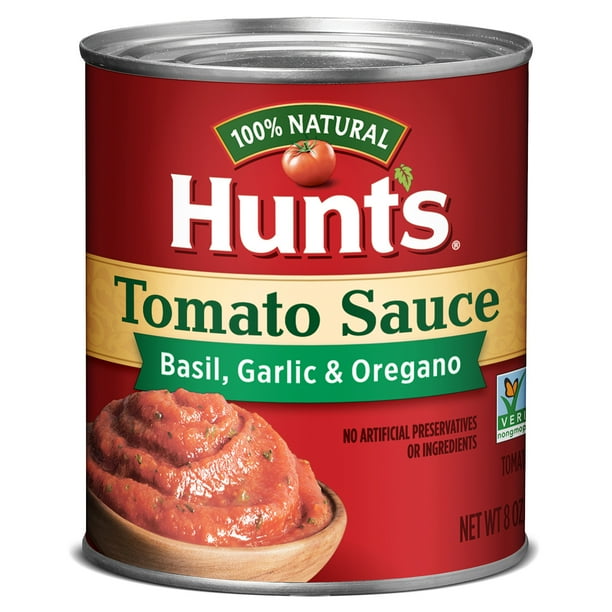 Hunt's Tomato Sauce with Basil, Garlic & Oregano, 100 Natural Tomato