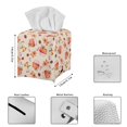 thumbnail image 5 of ZUXONGSY Christmas Cupcake Square Tissue Box Cover 2 Piece Decorative Tissue Boxes Covers PU Leather Tissue Box Cover Leather Tissue Holder for Bathroom Christmas Home Decoration, 5 of 7