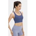 thumbnail image 4 of SURJDE Women's Strappy Sports Bra Medium Support Workout Training Top, 4 of 6
