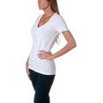 thumbnail image 3 of Bella + Canvas Ladies' Jersey Short-Sleeve Deep V-Neck T-Shirt -, 3 of 5